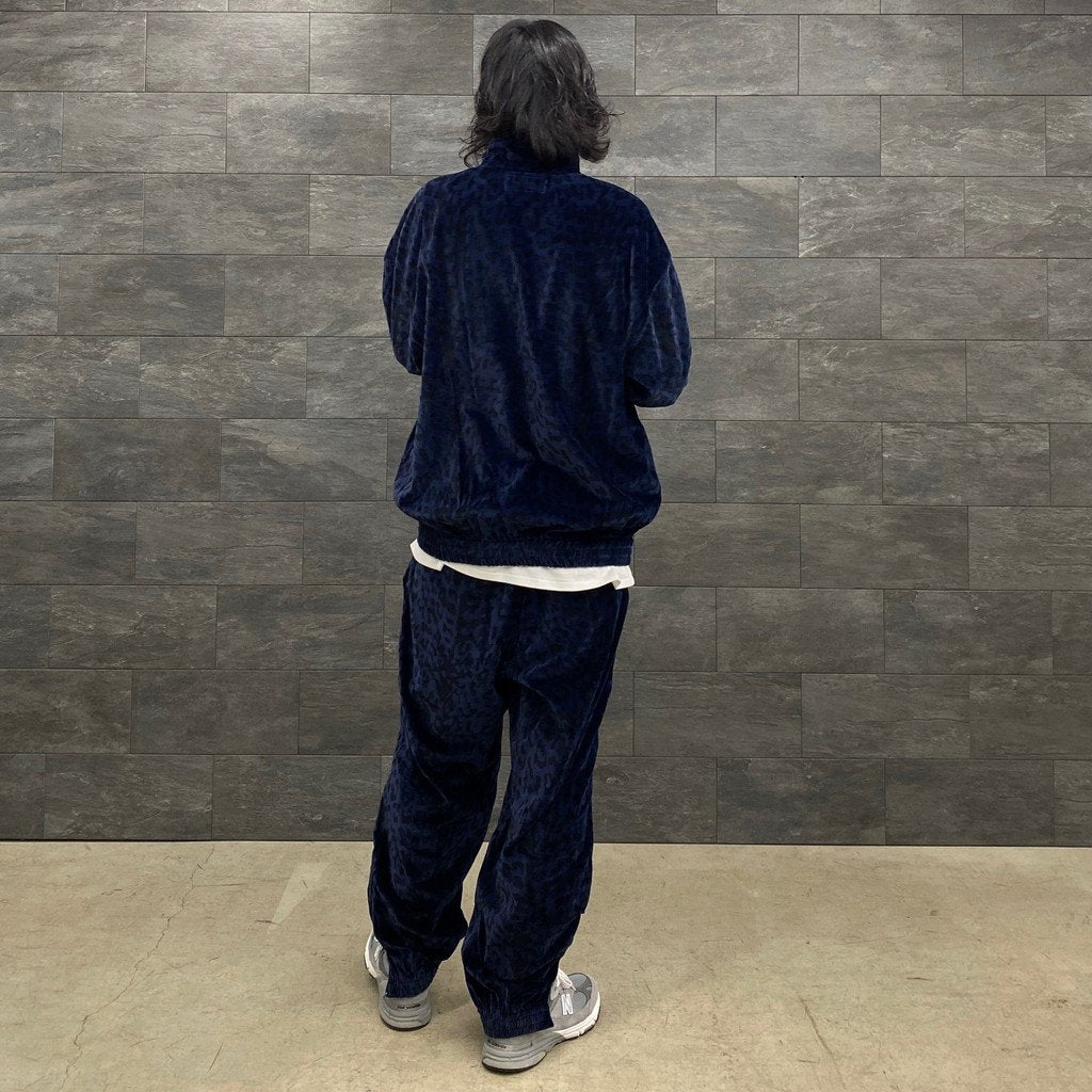 LEOPARD VELVET PANTS #NAVY [23SS-WMO-TP06]
