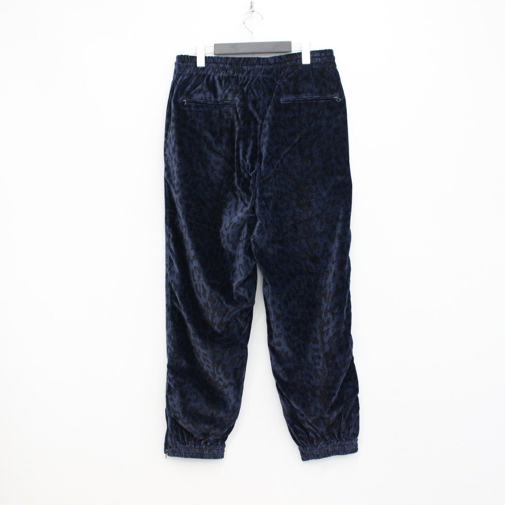 LEOPARD VELVET PANTS #NAVY [23SS-WMO-TP06]