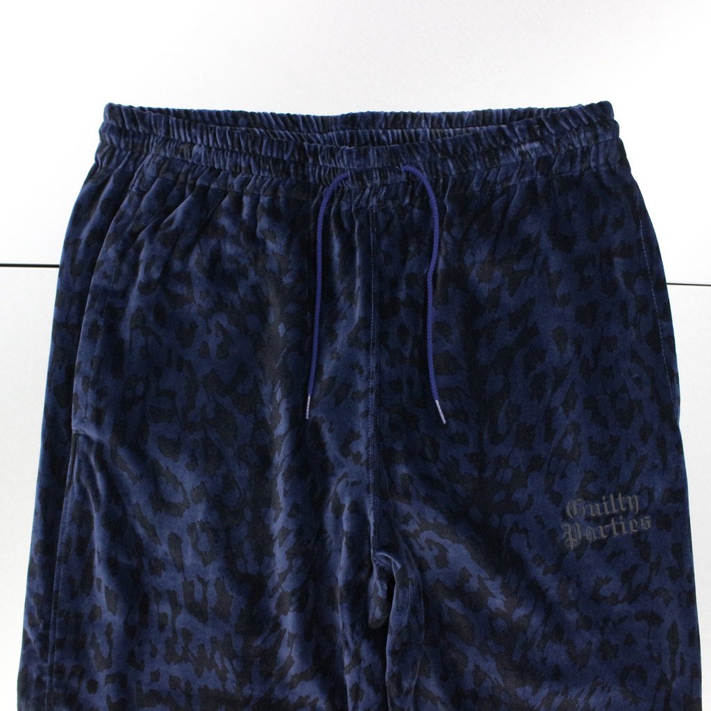 LEOPARD VELVET PANTS #NAVY [23SS-WMO-TP06]