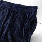 LEOPARD VELVET PANTS #NAVY [23SS-WMO-TP06]