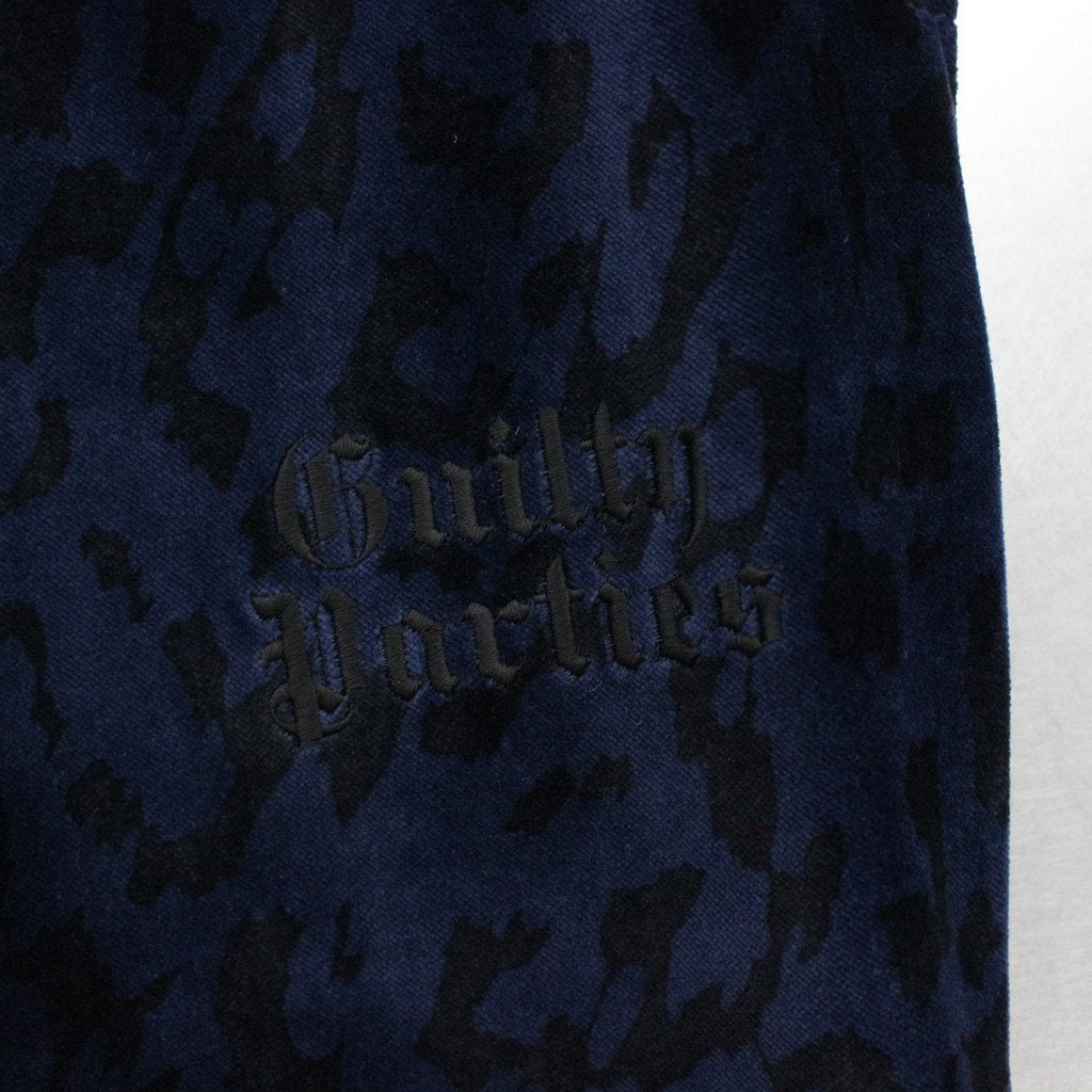 LEOPARD VELVET PANTS #NAVY [23SS-WMO-TP06]