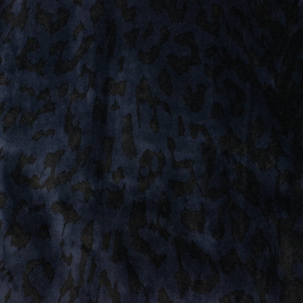 LEOPARD VELVET PANTS #NAVY [23SS-WMO-TP06]