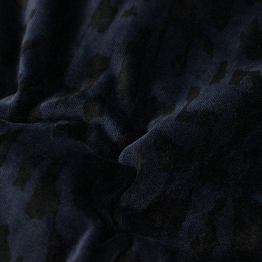 LEOPARD VELVET PANTS #NAVY [23SS-WMO-TP06]
