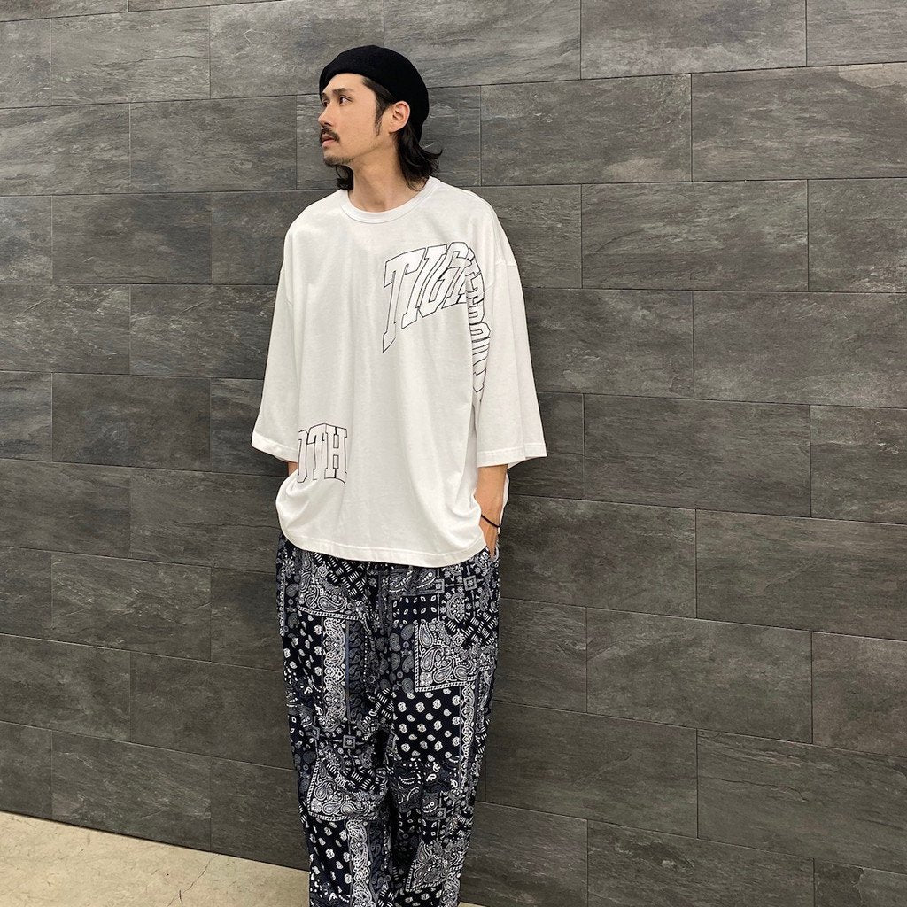 ACID LOGO 3/4 SLEEVE T-SHIRT #WHITE [SS23-T01]