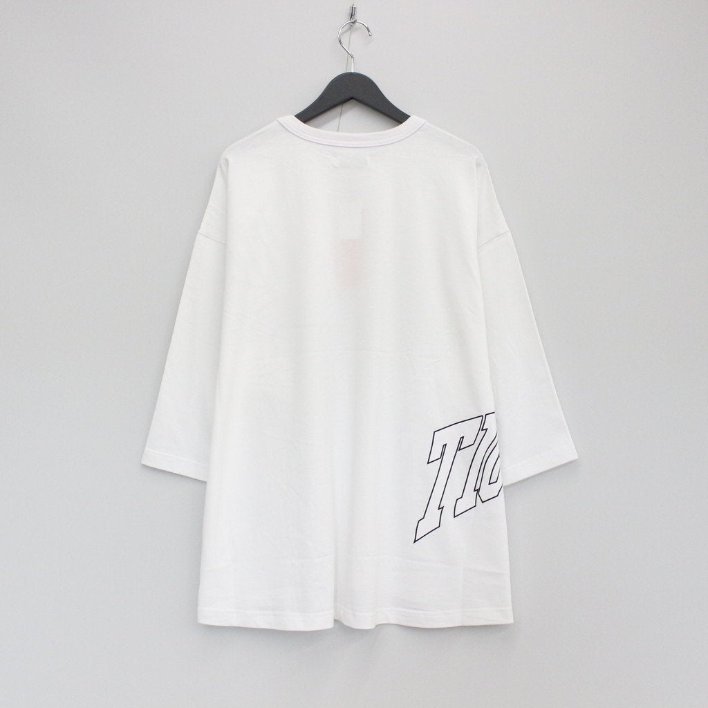 ACID LOGO 3/4 SLEEVE T-SHIRT #WHITE [SS23-T01]