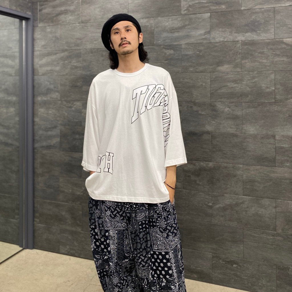 ACID LOGO 3/4 SLEEVE T-SHIRT #WHITE [SS23-T01]