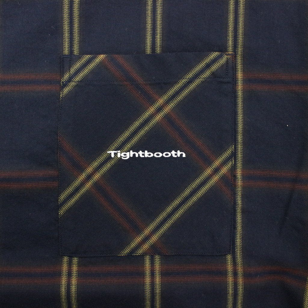 PLAID ROLL UP SHIRT #NAVY [SS23-S04] _ TIGHTBOOTH PRODUCTION