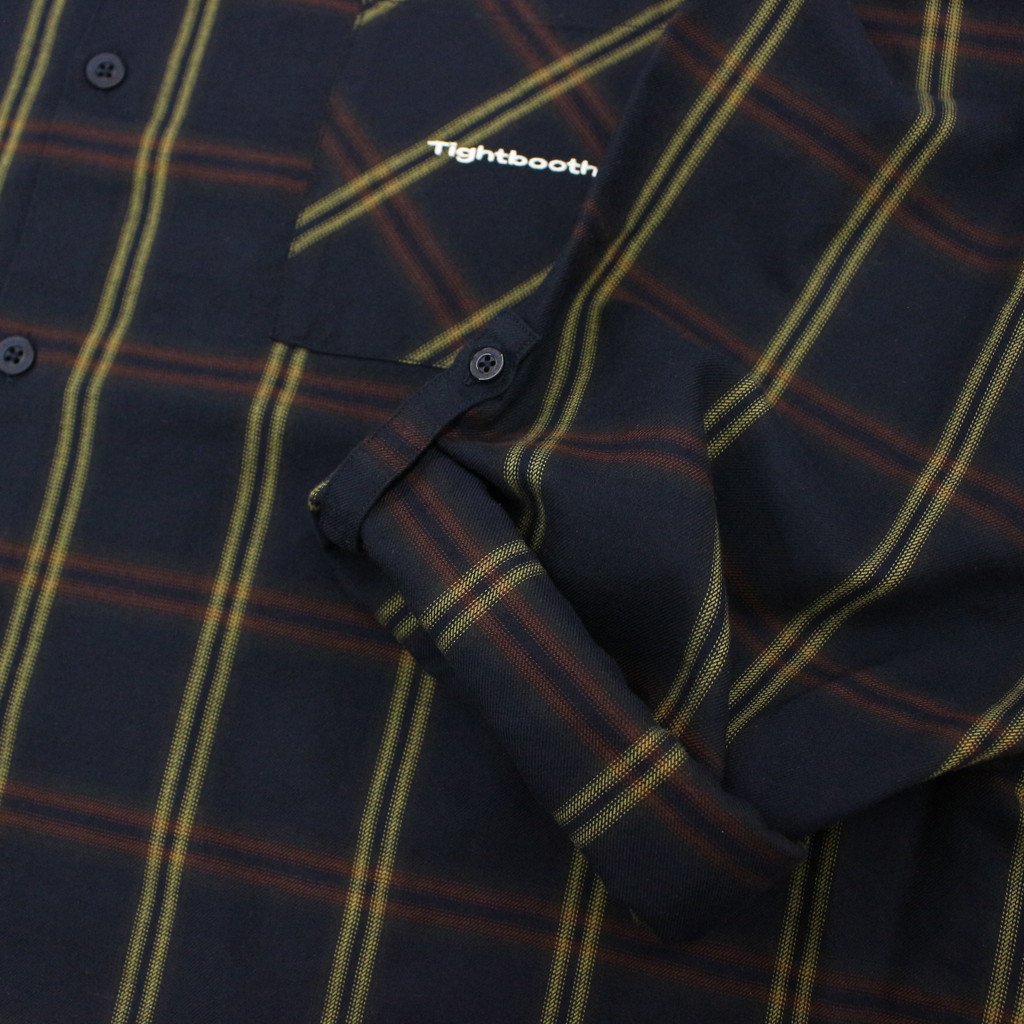 PLAID ROLL UP SHIRT #NAVY [SS23-S04] _ TIGHTBOOTH PRODUCTION