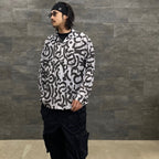 OPEN COLOR L/S SHIRT #GRAYXBLACK [23SS-FS-ELIGAH-02/FS1062]