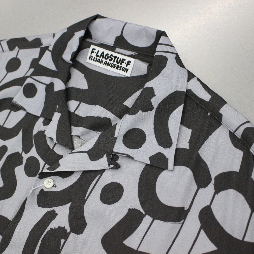 OPEN COLOR L/S SHIRT #GRAYXBLACK [23SS-FS-ELIGAH-02/FS1062]