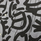 OPEN COLOR L/S SHIRT #GRAYXBLACK [23SS-FS-ELIGAH-02/FS1062]