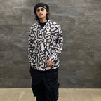 OPEN COLOR L/S SHIRT #GRAYXBLACK [23SS-FS-ELIGAH-02/FS1062]