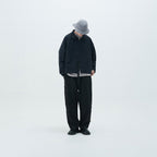 「KM-01」 REGULAR-FIT TAILORED TROUSERS #BLACK [GOOPI-23SS-FEB-02]