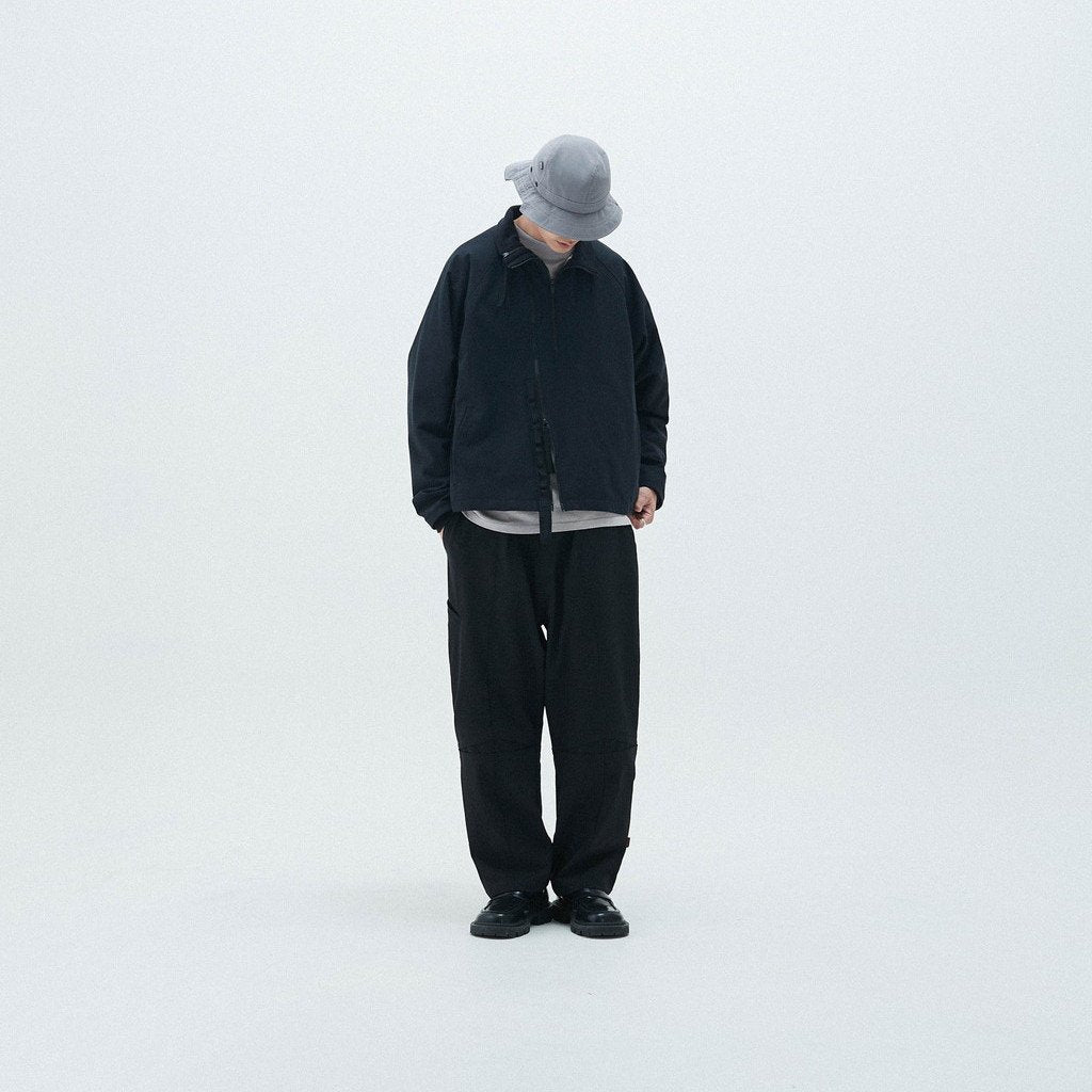 「KM-01」 REGULAR-FIT TAILORED TROUSERS #BLACK [GOOPI-23SS-FEB-02]