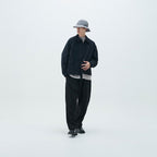 「KM-01」 REGULAR-FIT TAILORED TROUSERS #BLACK [GOOPI-23SS-FEB-02]