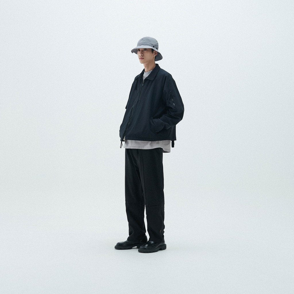 「KM-01」 REGULAR-FIT TAILORED TROUSERS #BLACK [GOOPI-23SS-FEB-02]