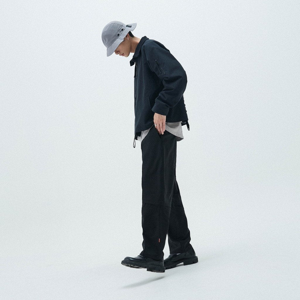 「KM-01」 REGULAR-FIT TAILORED TROUSERS #BLACK [GOOPI-23SS-FEB-02]