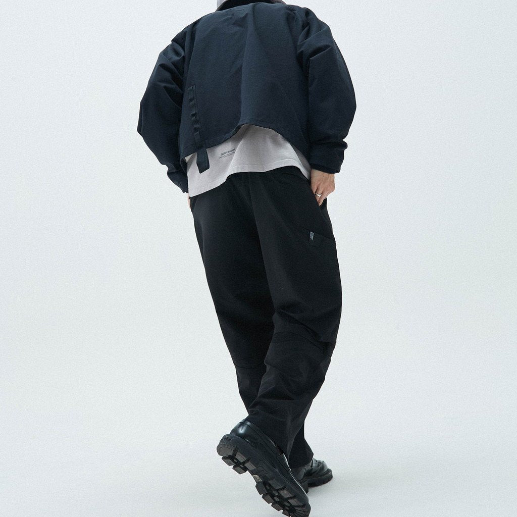 「KM-01」 REGULAR-FIT TAILORED TROUSERS #BLACK [GOOPI-23SS-FEB-02]