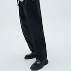 「KM-01」 REGULAR-FIT TAILORED TROUSERS #BLACK [GOOPI-23SS-FEB-02]