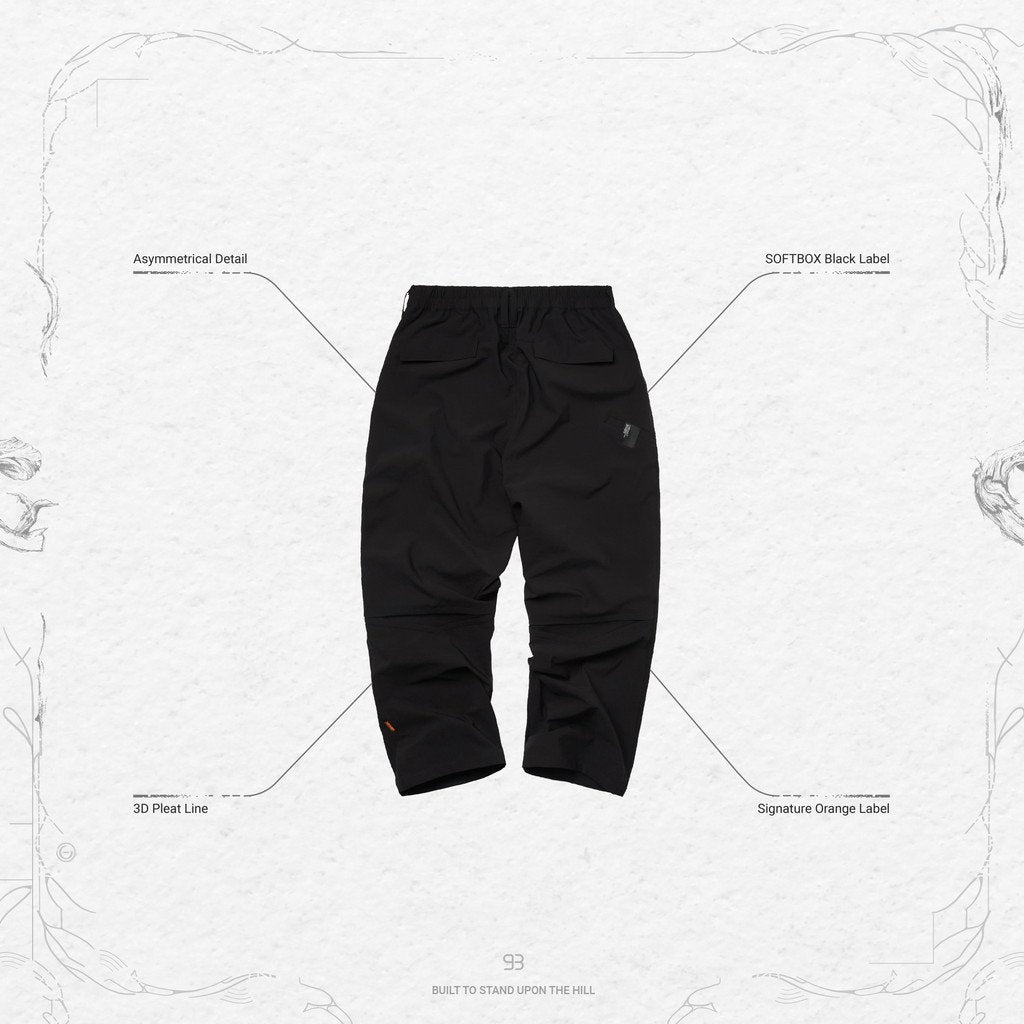 「KM-01」 REGULAR-FIT TAILORED TROUSERS #BLACK [GOOPI-23SS-FEB-02]