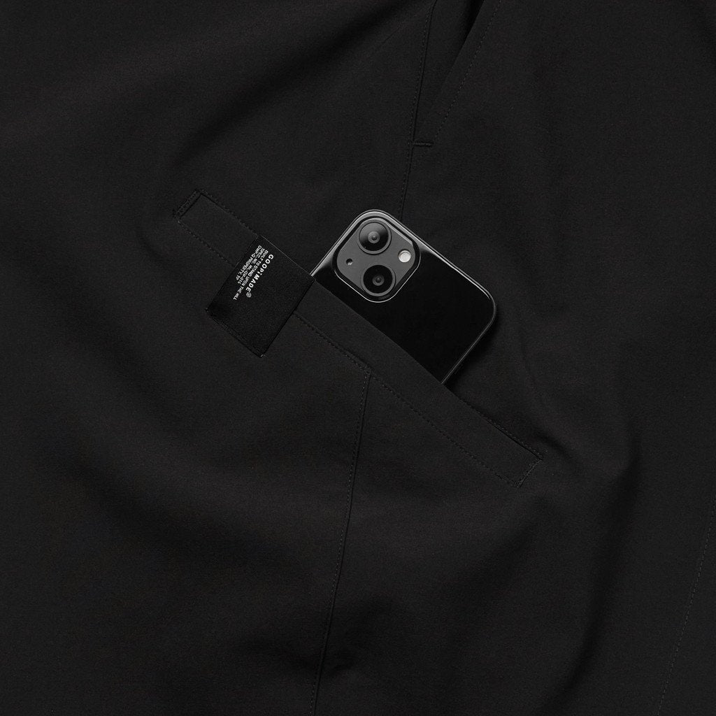 「KM-01」 REGULAR-FIT TAILORED TROUSERS #BLACK [GOOPI-23SS-FEB-02]