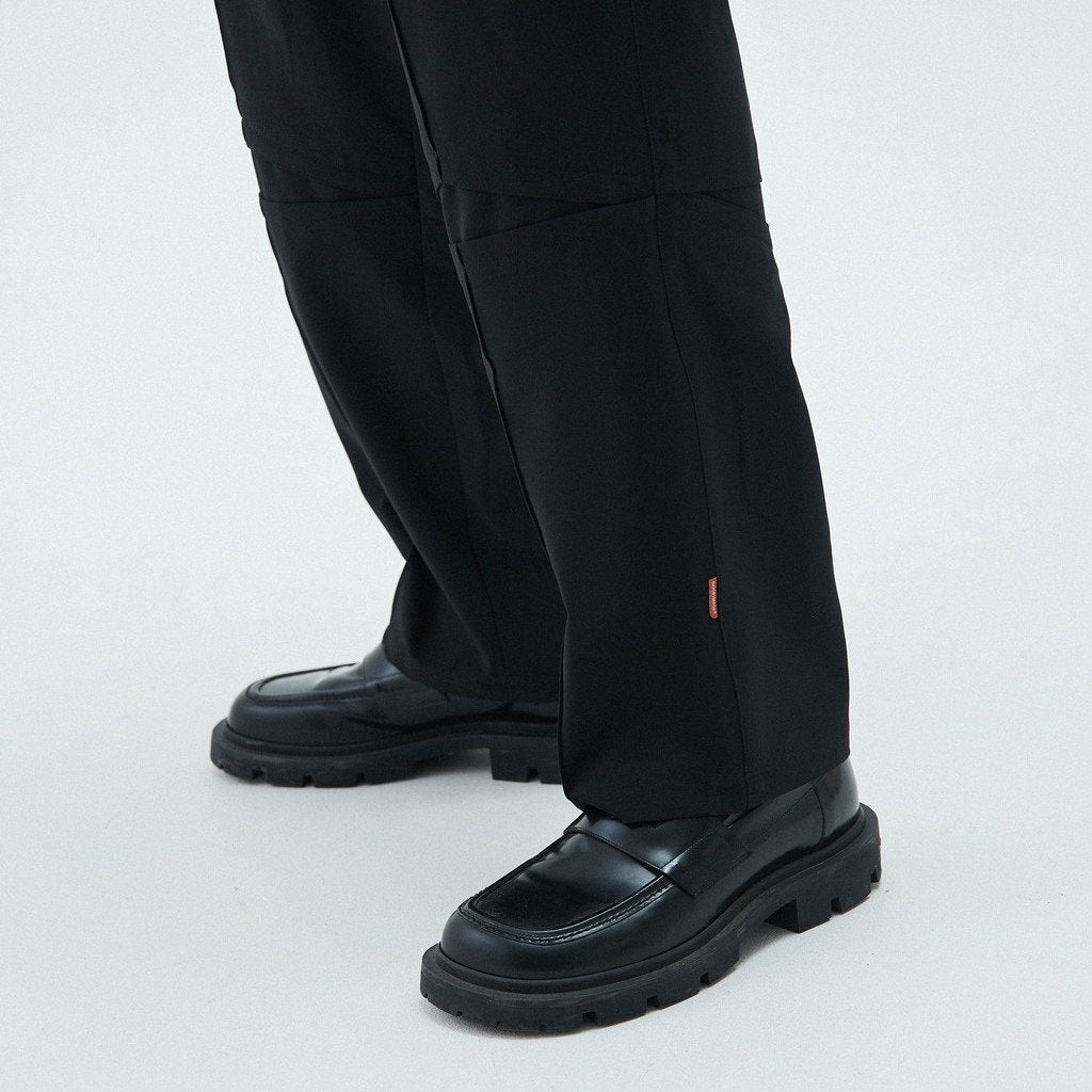 「KM-01」 REGULAR-FIT TAILORED TROUSERS #BLACK [GOOPI-23SS-FEB-02]