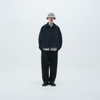 「KM-01」 REGULAR-FIT TAILORED TROUSERS #BLACK [GOOPI-23SS-FEB-02]