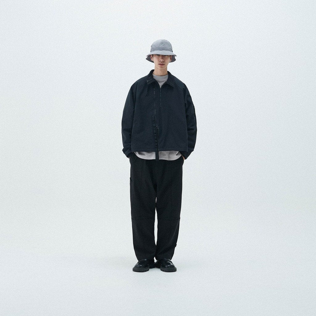 「KM-01」 REGULAR-FIT TAILORED TROUSERS #BLACK [GOOPI-23SS-FEB-02]