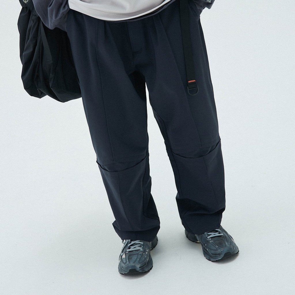 KM-01」 REGULAR-FIT TAILORED TROUSERS #DEEP MARINE [GOOPI-23SS-FEB