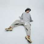 LWN-03 "ZYSTEM" GRAPHIC WIDE CREWNECK #TECH-GRAY [GOOPI-23SS-FEB-01]