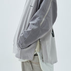 LWN-03 "ZYSTEM" GRAPHIC WIDE CREWNECK #TECH-GRAY [GOOPI-23SS-FEB-01]