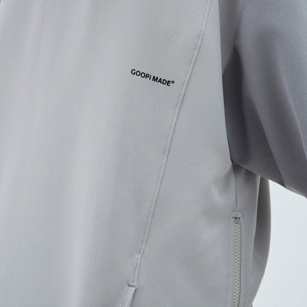 LWN-03 "ZYSTEM" GRAPHIC WIDE CREWNECK #TECH-GRAY [GOOPI-23SS-FEB-01]