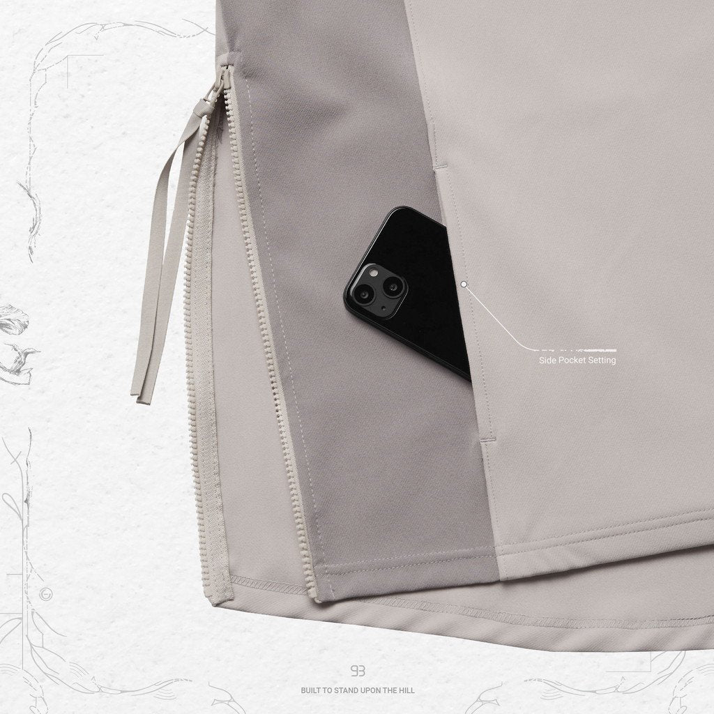 LWN-03 "ZYSTEM" GRAPHIC WIDE CREWNECK #TECH-GRAY [GOOPI-23SS-FEB-01]