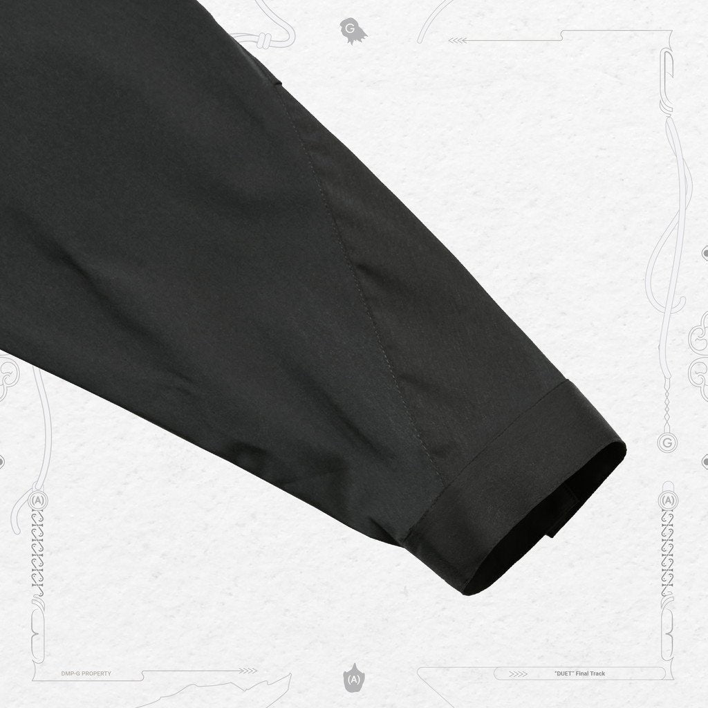 Acrypsis | A 09G - "DUET" VARIABLE-ZIP SHIRT #BLACK [GOOPI-23SS-MAR-01]