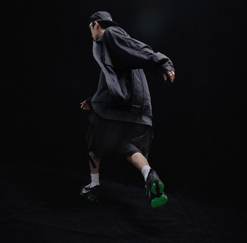 Acrypsis | A 09G - "DUET" VARIABLE-ZIP SHIRT #BLACK [GOOPI-23SS-MAR-01]