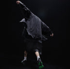 Acrypsis | A 09G - "DUET" VARIABLE-ZIP SHIRT #BLACK [GOOPI-23SS-MAR-01]