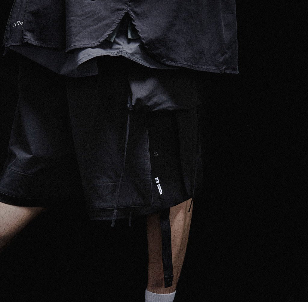 Acrypsis | A 09G - "DUET" VARIABLE-ZIP SHIRT #BLACK [GOOPI-23SS-MAR-01]