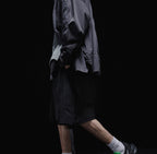 Acrypsis | A 09G - "DUET" VARIABLE-ZIP SHIRT #BLACK [GOOPI-23SS-MAR-01]