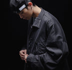 Acrypsis | A 09G - "DUET" VARIABLE-ZIP SHIRT #BLACK [GOOPI-23SS-MAR-01]
