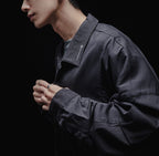 Acrypsis | A 09G - "DUET" VARIABLE-ZIP SHIRT #BLACK [GOOPI-23SS-MAR-01]