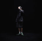 Acrypsis | A 09G - "DUET" VARIABLE-ZIP SHIRT #BLACK [GOOPI-23SS-MAR-01]