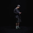 Acrypsis | A 09G - "DUET" VARIABLE-ZIP SHIRT #BLACK [GOOPI-23SS-MAR-01]