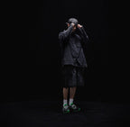 Acrypsis | A 09G - "DUET" VARIABLE-ZIP SHIRT #BLACK [GOOPI-23SS-MAR-01]