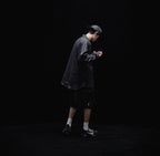 Acrypsis | A 09G - "DUET" VARIABLE-ZIP SHIRT #BLACK [GOOPI-23SS-MAR-01]