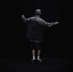 Acrypsis | A 09G - "DUET" VARIABLE-ZIP SHIRT #BLACK [GOOPI-23SS-MAR-01]