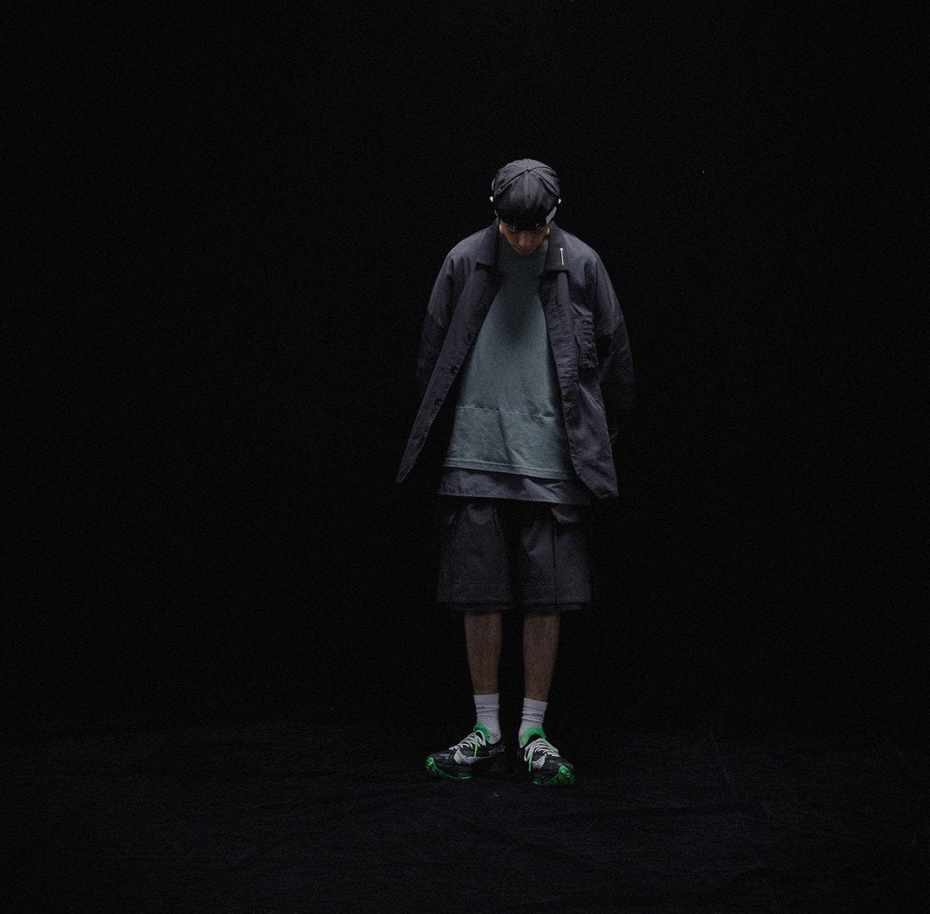 Acrypsis | A 09G - "DUET" VARIABLE-ZIP SHIRT #BLACK [GOOPI-23SS-MAR-01]