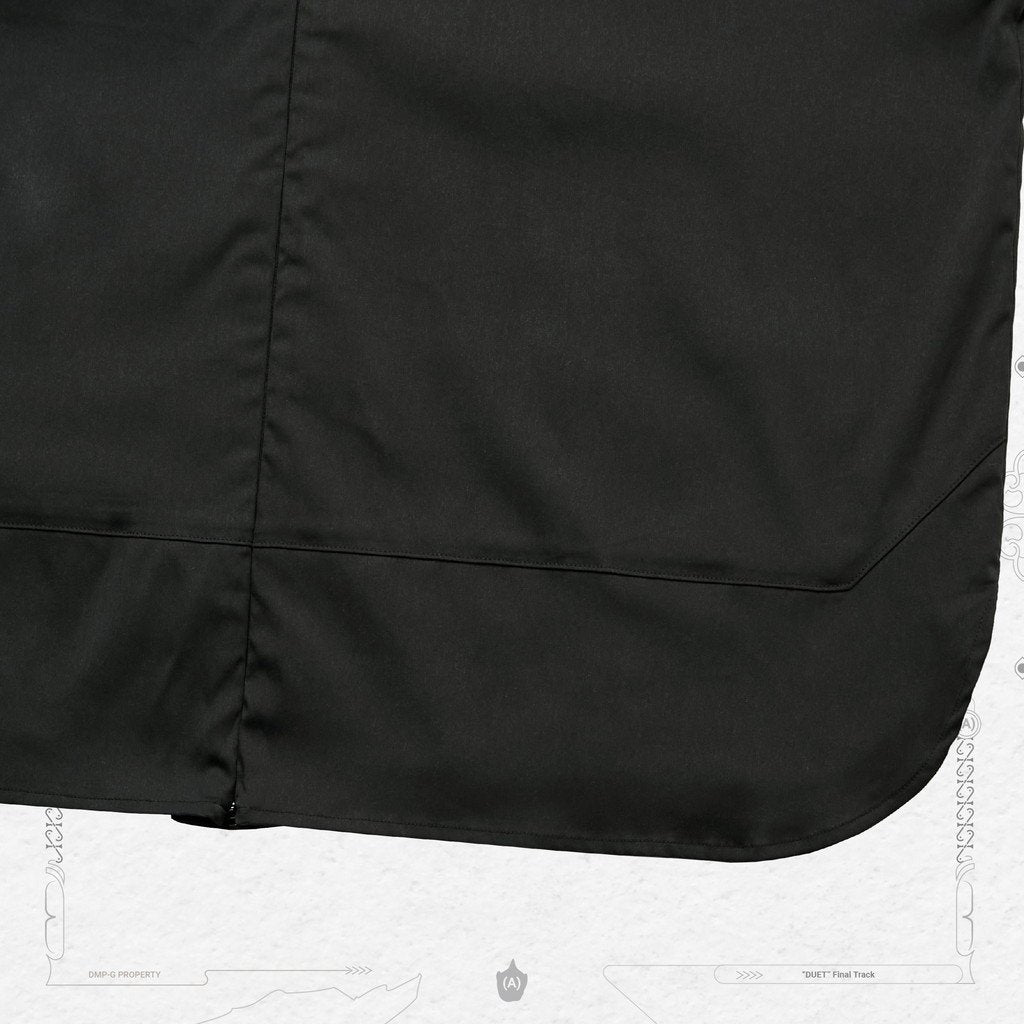 Acrypsis | A 09G - "DUET" VARIABLE-ZIP SHIRT #BLACK [GOOPI-23SS-MAR-01]