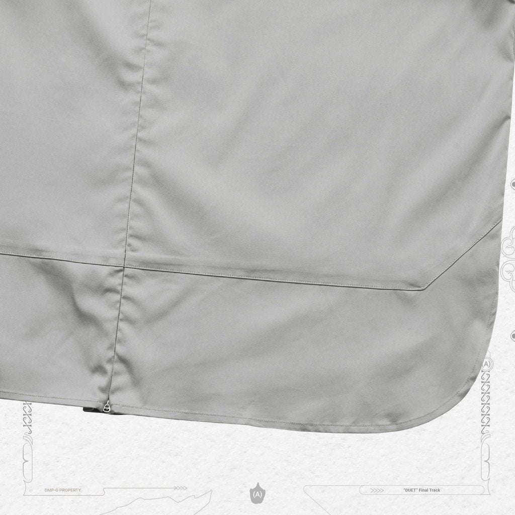 Acrypsis | A 09G - 「DUET」 VARIABLE-ZIP SHIRT #TECH-GRAY [GOOPI-23SS-MAR-01]