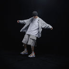 Acrypsis | A 09G - 「DUET」 VARIABLE-ZIP SHIRT #TECH-GRAY [GOOPI-23SS-MAR-01]