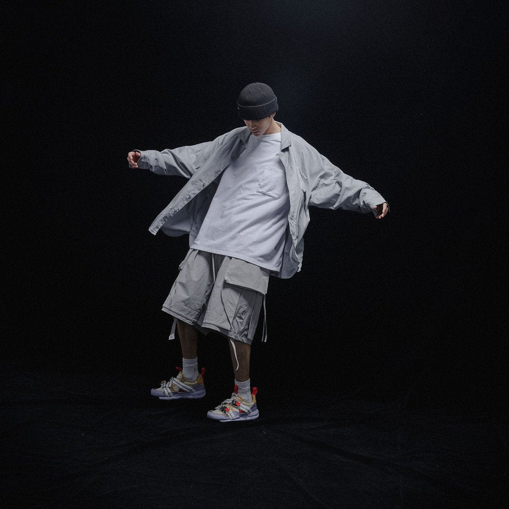 Acrypsis | A 09G - 「DUET」 VARIABLE-ZIP SHIRT #TECH-GRAY [GOOPI-23SS-MAR-01]